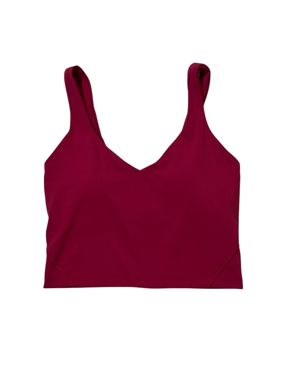 lululemon athletica V-Neck Bralette Tank - Burgundy/Raspberry